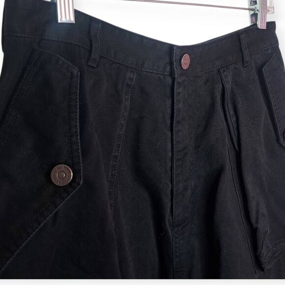 Marc by Marc Jacobs Women's Designer Black Denim Cargo Utility Skirt size 12 - Picture 5 of 8